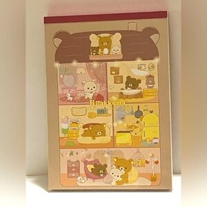 Rilakkuma Lovely Home Themed Memo Pad